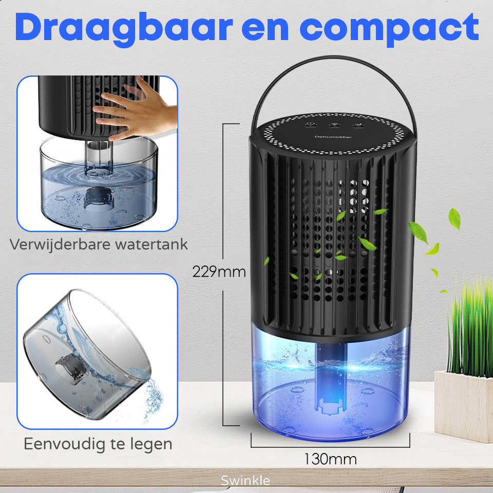 Luchtontvochtiger - Ontvochtigt tot 350ML per Dag