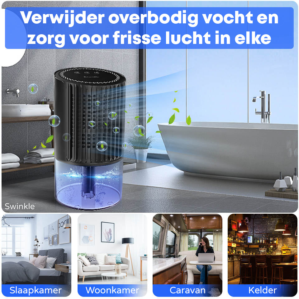 Luchtontvochtiger - Ontvochtigt tot 350ML per Dag