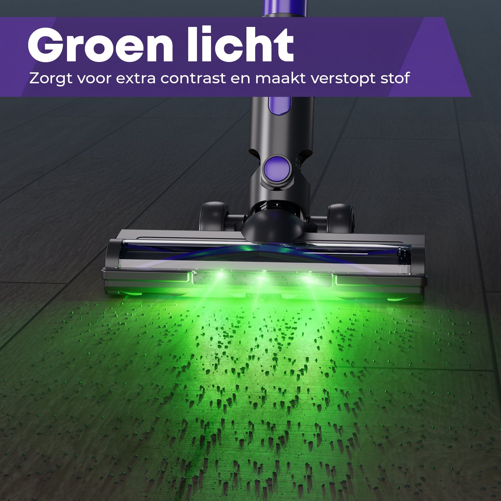 Steelstofzuiger Draadloos met Greenlight