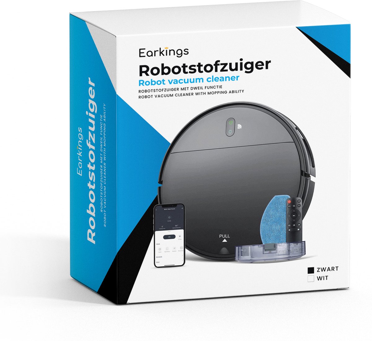 Robotstofzuiger met Dweilfunctie - SMART Robotstofzuiger met Laadstation